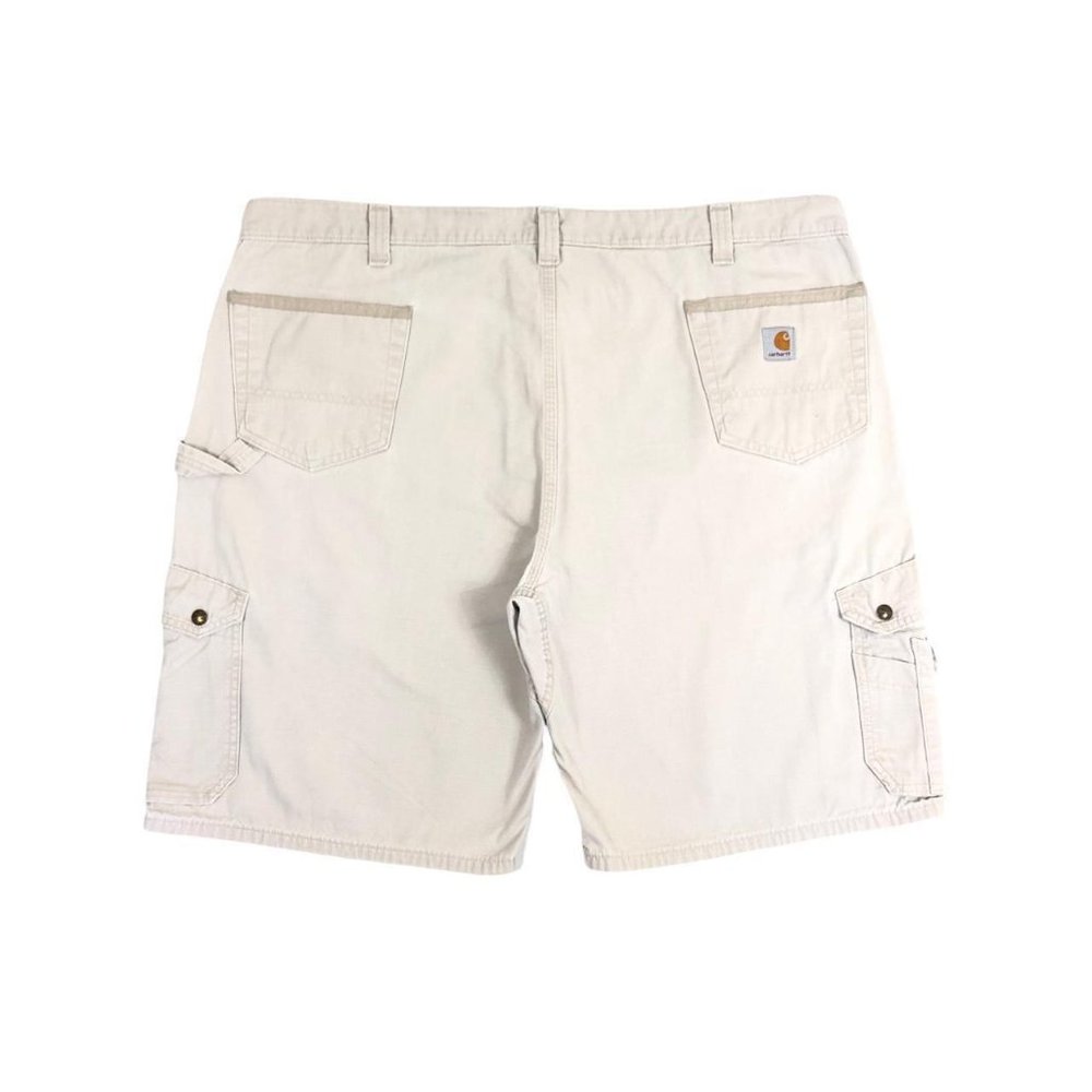 Carhartt Mens Cream and Tan Shorts